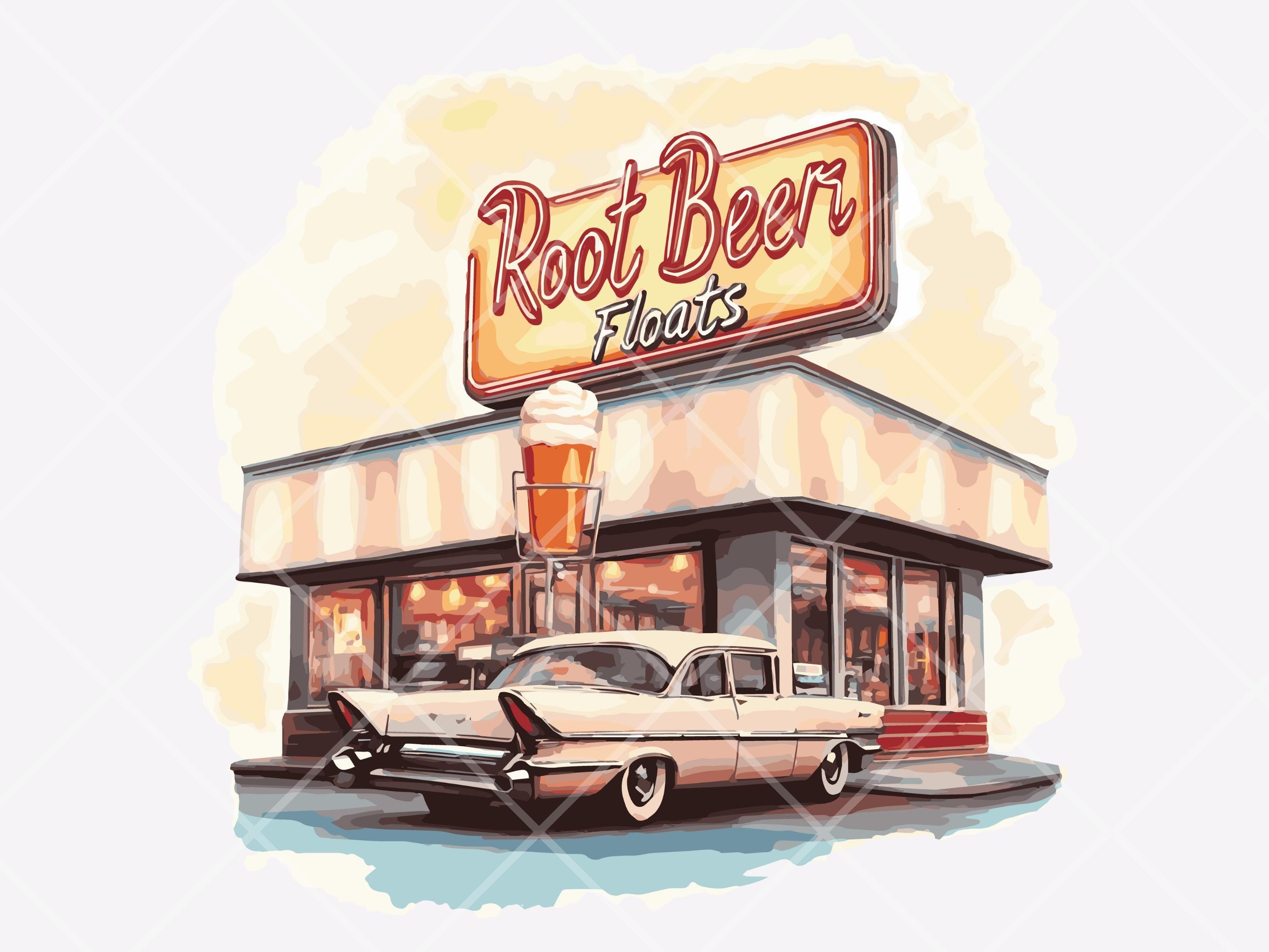 Root Beer Clipart Alcohol Clipart Root Beer Float Clipart Watercolor ...