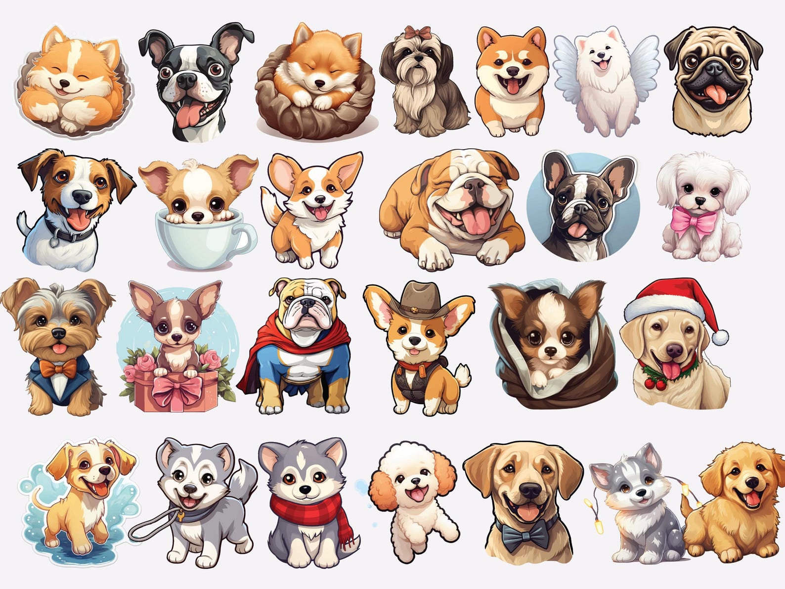 Cute Dog Clipart Dog Graphics Dog Illustrations Puppy Clipart Dog Png ...