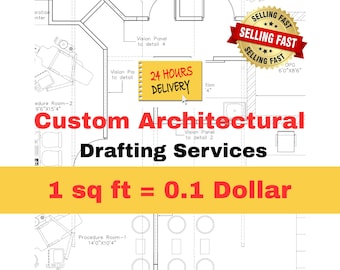 Custom Floor Plan Design & Drafting: PDF, 24-Hour Delivery