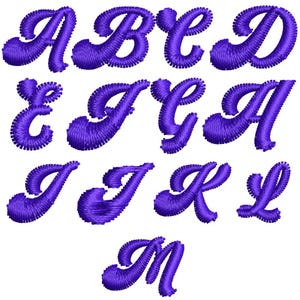 Uppercase Alphabet Embroidery Design – Digital Download | Simple & Custom Letter Machine Embroidery Files