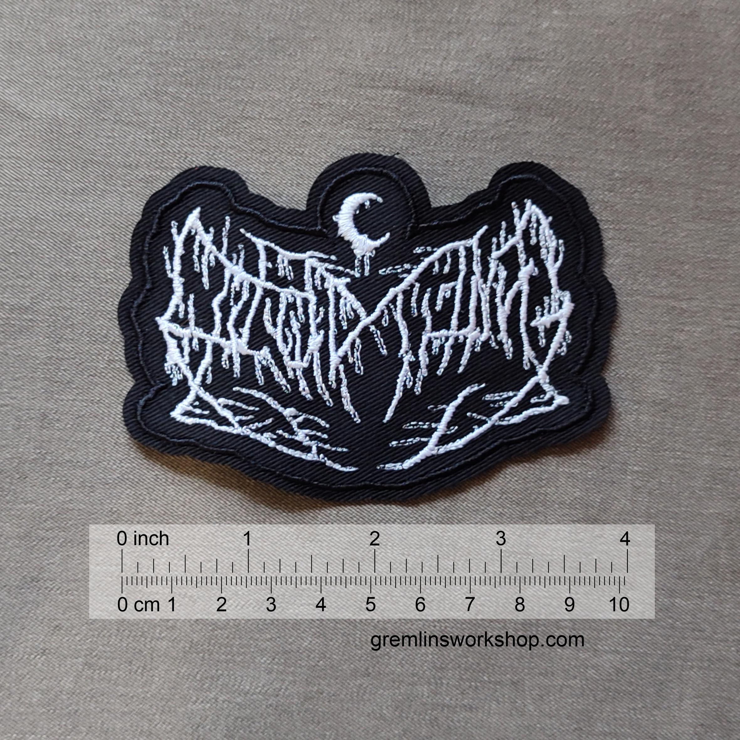Leviathan Band Patch: Embroidered Black Metal Patch for Jacket - Etsy