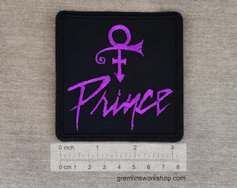 Prince Embroidered Patch: Musician Logo, Funk Rock Style