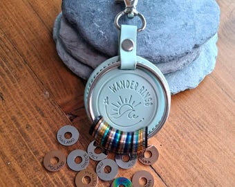Personalized Travel Keychain | Custom Destination Rings for Backpackers & Globetrotters