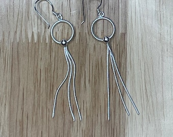 Minimalist 925 Sterling Silver Hoop Earrings | Handmade Small Silver Hoops | Lightweight Everyday Jewelry for Women | A-089