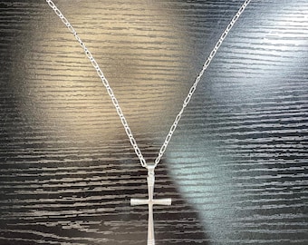 Silber Kreuz 925 Kette Silber Figaro Das Perfekte Geschenk für den Mann