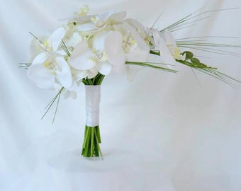 Orchid Wedding Bouquet, Bridal Bouquet, Bride Bouquet, Bride Flower, Wedding Flowers, Bridesmaid Bouquets, Artificial flowers