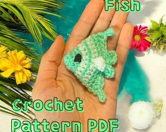 Crochet Fish Pattern | Amigurumi Sea Animal DIY (PDF Pattern)