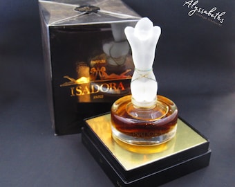 Rare Unopened Bottle of ISODORA Parfum Paris 1 fl.oz/30 ml in Box, Vintage Art Deco French Perfume