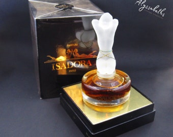 Rare Unopened Bottle of ISODORA Parfum Paris 1 fl.oz/30 ml in Box, Vintage Art Deco French Perfume