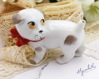 Vintage 1930s Porcelain Bonzo Dog Figurine made by Pfeffer Gothe Germany