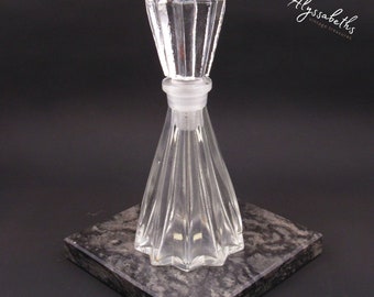 Vintage 1940s Cut Glass D’Orsay Intoxication Perfume Bottle Made by French Glass Company Verreries Brosse