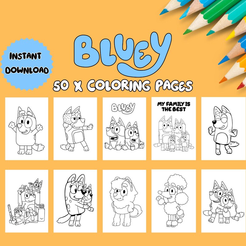 Bluey Coloring Pages Printable - Il 800x800.6977706877 Ezzq 