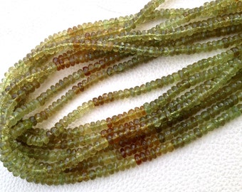 Brand New, Giant Size, Full 15 Inch Strand,SUPERB-FINEST Grossular Garnet Micro Faceted Rondells, 6mm aprx.Great Quality,Limited Quantity