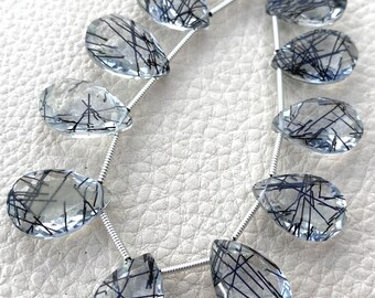 4 Matched Pairs, SUPER Doublet Quartz Faceted Cut Pear Shape Briolettes,15x10mm Size,Finest Item.Amazing Item.