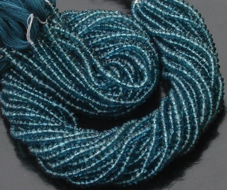 10 Strands,14 Inch,SPECIAL OFFER LONDON Blue Quartz,Reduce from 170,Wholesale Price