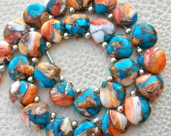 4 Matched Pair, OYESTER COPPER Turquoise Smooth Heart Shape Briolettes, 10x10mm size.Superb Item at Low Price