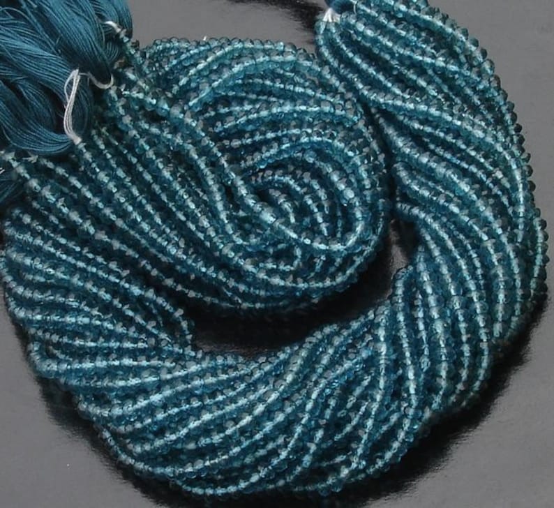10 Strands,14 Inch,SPECIAL OFFER LONDON Blue Quartz,Reduce from 170,Wholesale Price