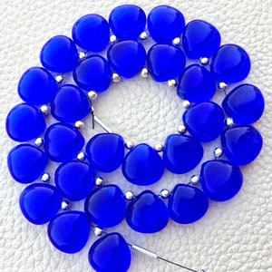 5 Matched Pairs,COBALT Blue Cat&#39;s Eye Quartz Smooth Heart 10x10mm,Finest Items at Low Price