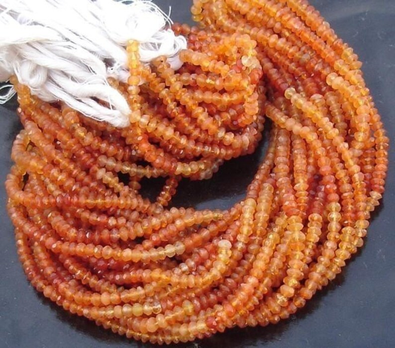 SHADED CARNELIAN,Full 14 inch Strand Of Manufacturer Price Rondells Machine Cut Quality Full 14 Inch Long Strand.. Latest Arrival