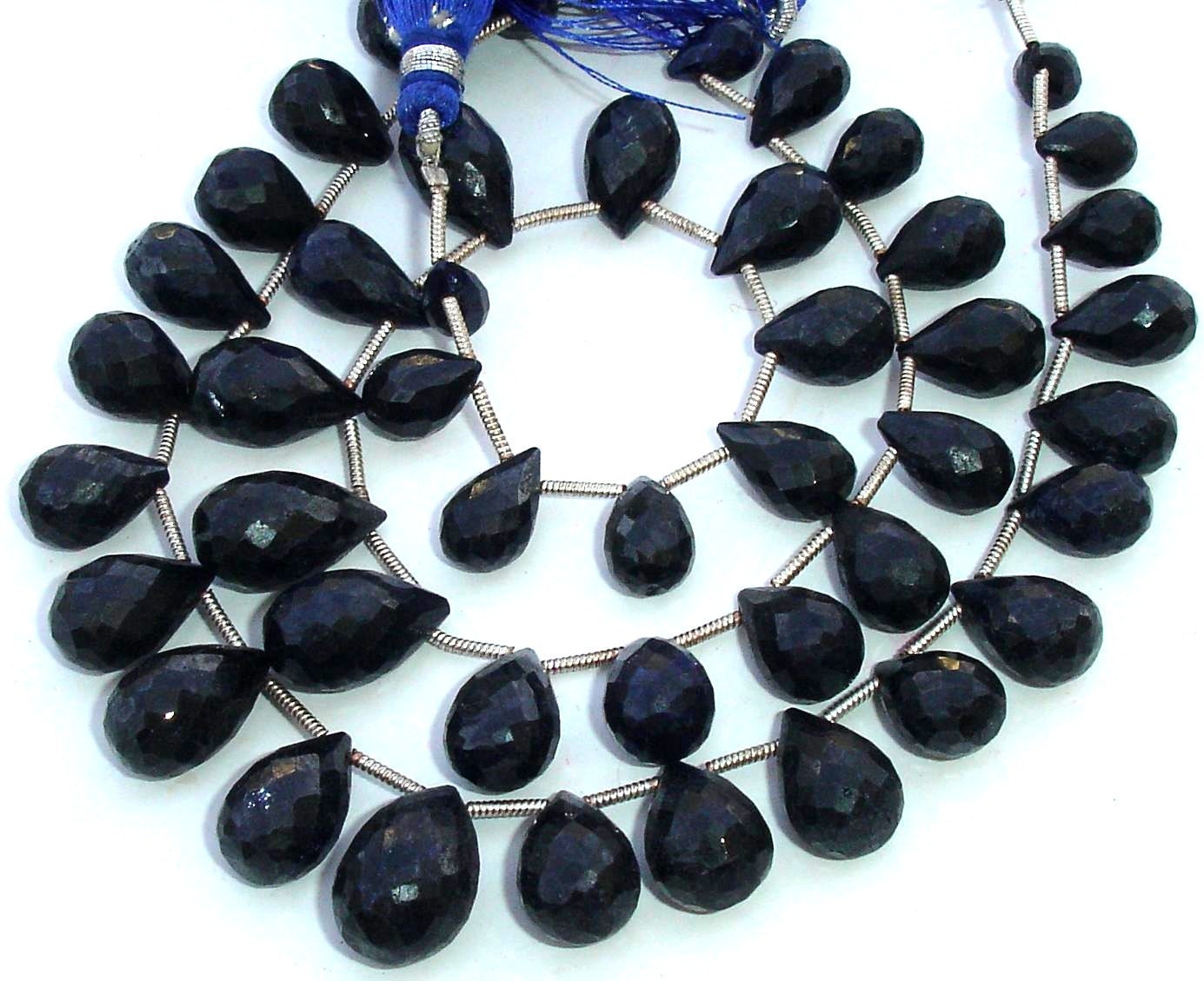 8 Inch Full Strand AAA Quality Unique Natural BLUE SAPPHIRE - Etsy