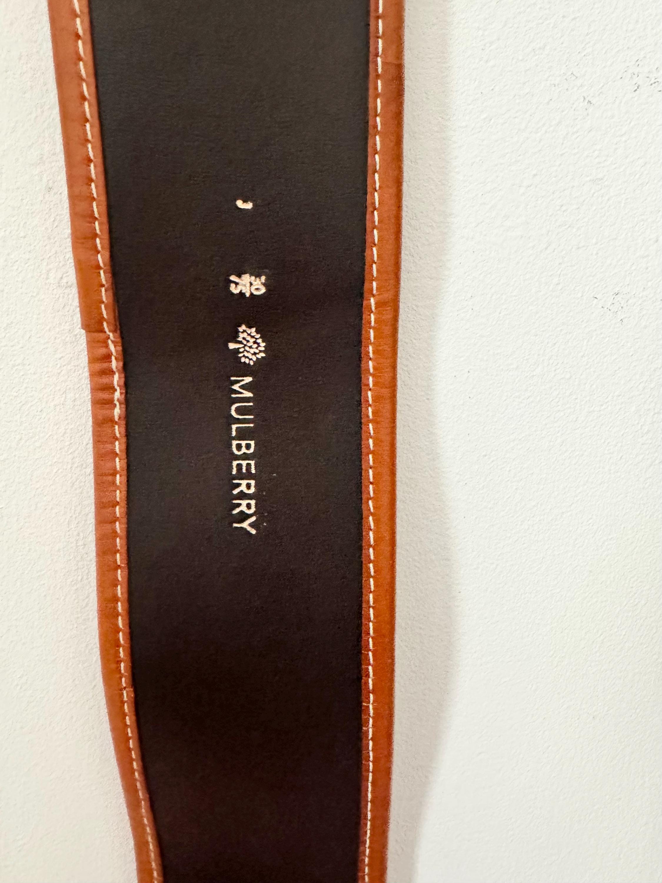 Mulberry Vintage Leather Belt - Etsy