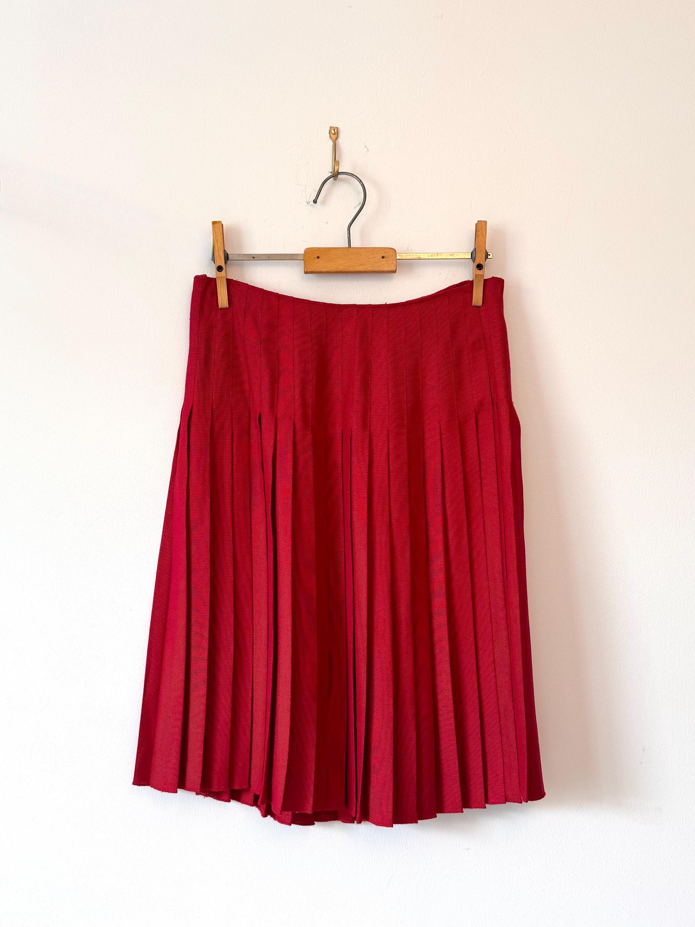 Vintage miu miu skirt Vintage miu miu wool mini | Depop