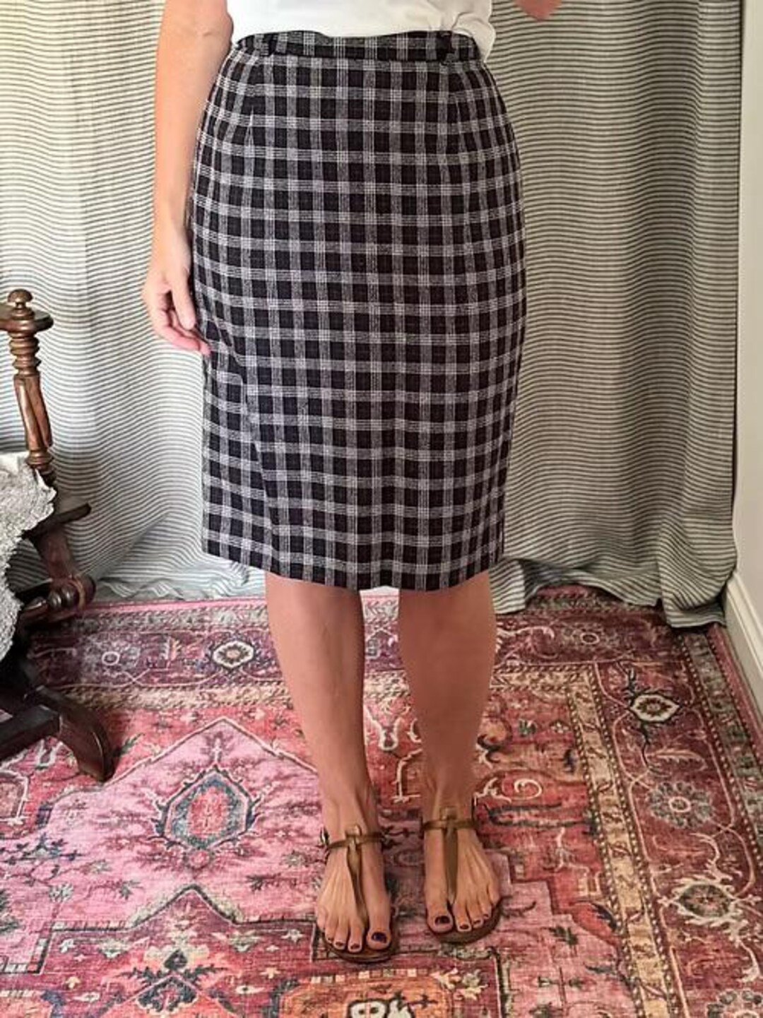 Jaeger Preowned Pencil Skirt - Etsy