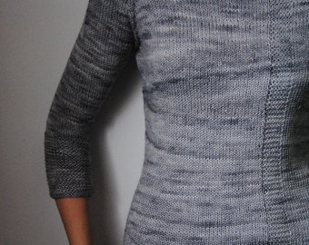 IRIDIUM Sweater Knitting Pattern PDF