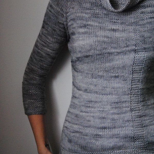 IRIDIUM Sweater Knitting Pattern PDF