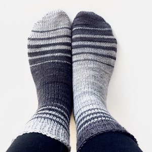 OBVERSE Socks Knitting Pattern