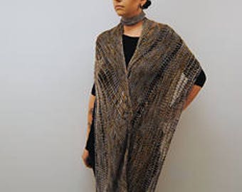 EXARCH Knitting Pattern PDF DK Weight Shawl