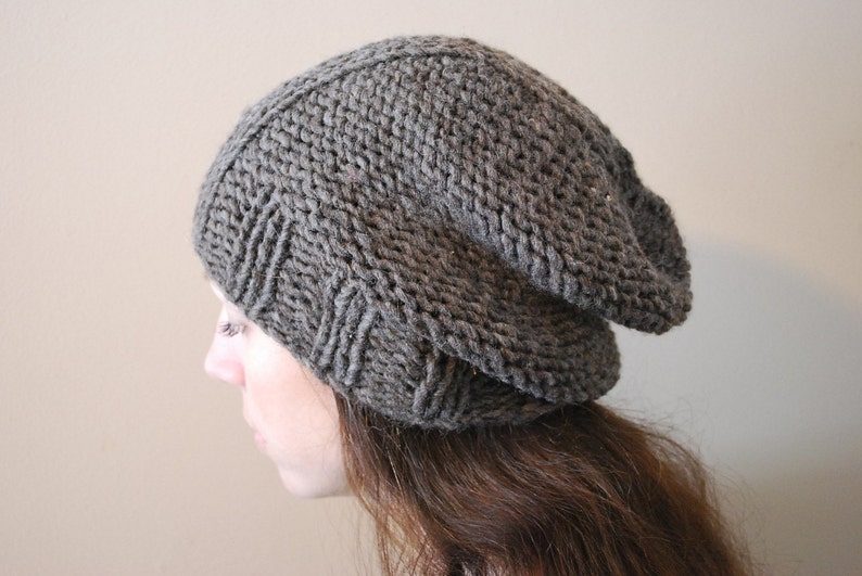 DEUX Slouchy Hat PDF Pattern image 1