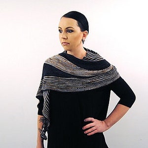 VITIS Knitting Pattern PDF Fingering Weight Shawl image 2