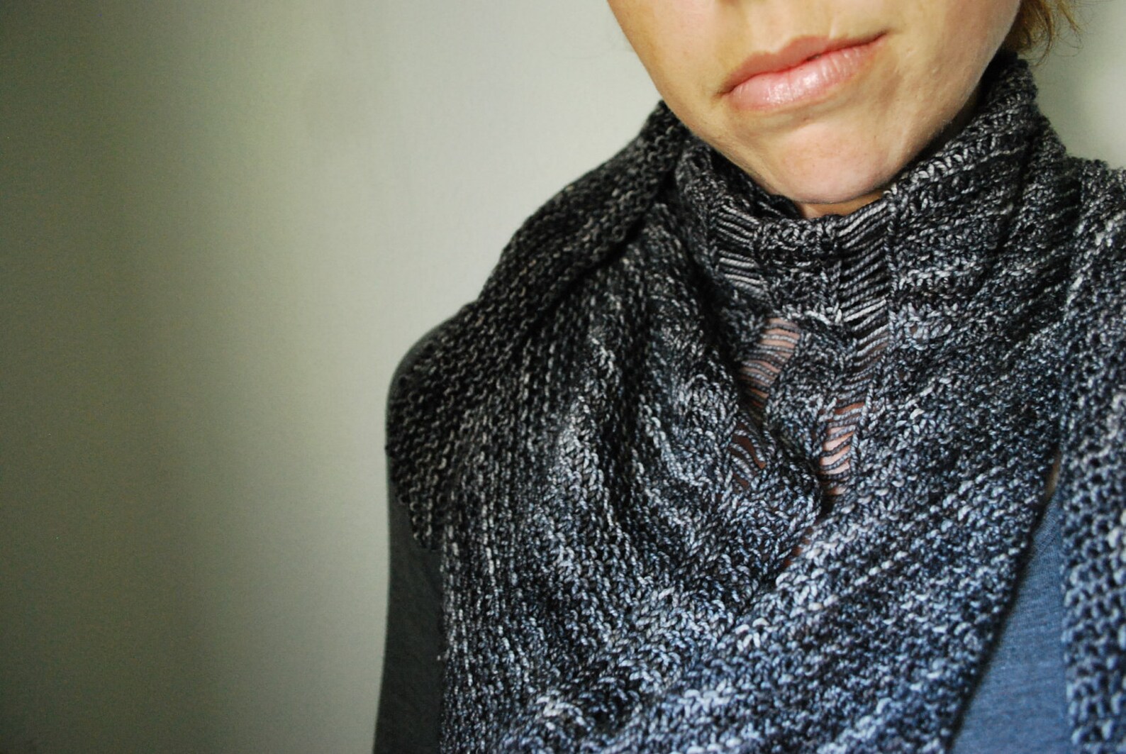 frilled shawl