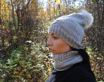 WHITEKNIFE Hat & Cowl PDF Pattern