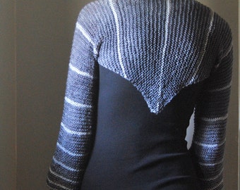 FLATLINE Knitting Pattern Shrug PDF