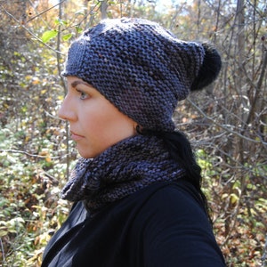 LASTRIVER Hat & Cowl PDF Pattern image 1