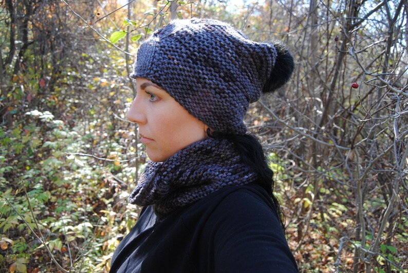 LASTRIVER Hat & Cowl PDF Pattern image 1