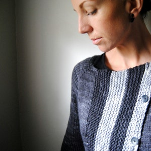 VERTEX Knitting Pattern PDF Cardigan image 2