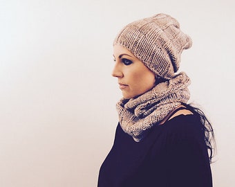 LAST HEARTH Hat & Cowl PDF Pattern