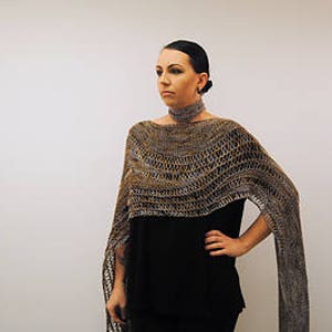 EXARCH Knitting Pattern PDF DK Weight Shawl image 3