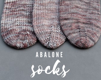 ABALONE SOCKS ~ E-book Collection of Sock Knitting Patterns PDF