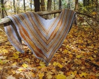 MOLTEN Knitting Pattern PDF DK Weight Shawl