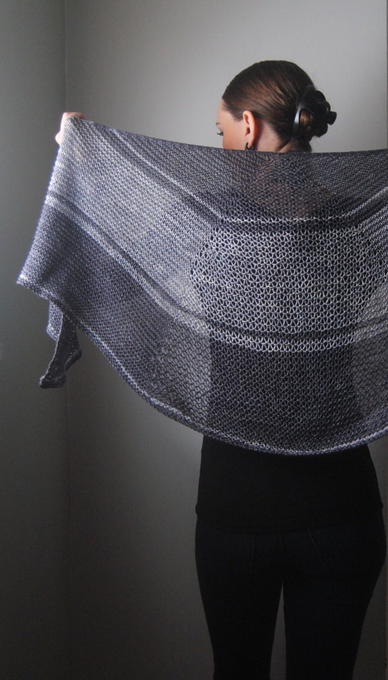 HAMARTIA Shawl Knitting Pattern PDF image 1