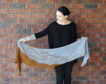 BILLOW Shawl Knitting Pattern PDF