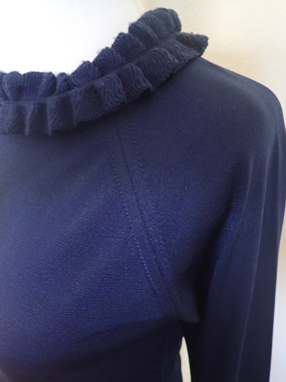 60s 1960s Vintage Catalina Navy Acrylic Pullover … - image 2