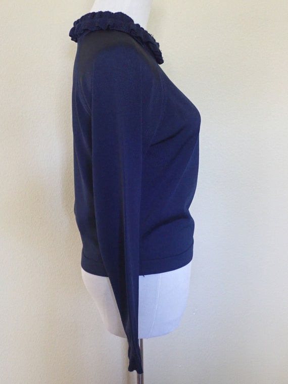 60s 1960s Vintage Catalina Navy Acrylic Pullover … - image 4