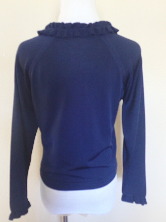 60s 1960s Vintage Catalina Navy Acrylic Pullover … - image 5