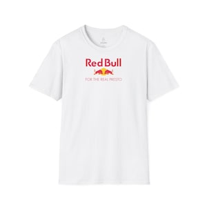 Red Bull Energy Drink Musician T-Shirt, Graphic Tee, Red Bull Shirt