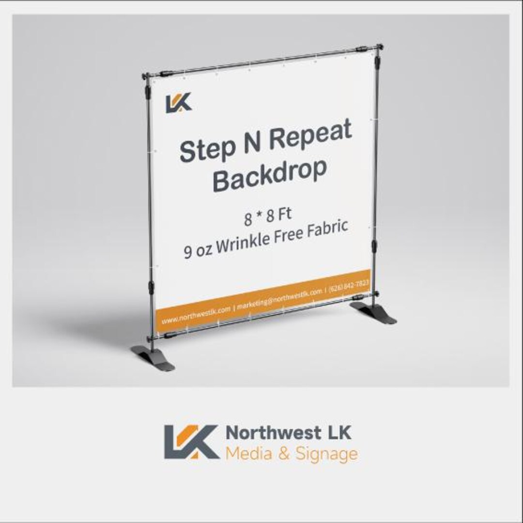 Step N Repeat Backdrop - Etsy